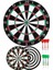 Çift Taraflı Dart Tahtası ve 6 Adet Metal Uçlu Dart Oku 36 cm Ebatıyla Büyük Boy Dart Seti 2