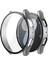 Samsung Galaxy Watch 7 44MM ile Uyumlu Ekran Koruyucu Cam ve Kasa Koruyucu Kılıf Sert Pc 1