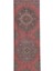 El Dokuma Geometrik Desenli Uzun Yolluk Halı 101 x 404 cm 2