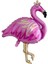 Pembe Flamingo Folyo Balon 40 Inc & Yaz Konsept Parti Balonu 1