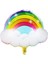 Parti Aşkı Gökkuşağı Bulutlu Rainbow Folyo Balon & 24 Inc 60 cm & Gökkuşağı Konsept Parti Balonu 1