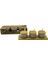 3 Pcs Bambu Kapak - Altlık Fiber - Melamin Baharatlık Takım (K246) 1