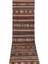 El Dokuma Geometrik Desenli Uzun Yolluk Kilim 80 x 512 cm 1