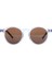 Luna Şeffaf Kahverengi Unısex Güneş Gözlüğü 3