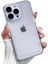 İphone 11 Uyumlu Kristal Space Gümüş Buton Kamera Çıkıntılı Kılıf darbe emici Koruycu kapak 3