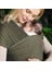 Natural Gri Wrap Sling - Pamuklu Esnek Bebek Taşıma Şalı - Yenidoğan Bebeklerin Ihtiyacı Olan Ten Teması ve M Pozisyonu 2