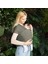 Natural Gri Wrap Sling - Pamuklu Esnek Bebek Taşıma Şalı - Yenidoğan Bebeklerin Ihtiyacı Olan Ten Teması ve M Pozisyonu 4
