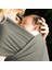 Natural Gri Wrap Sling - Pamuklu Esnek Bebek Taşıma Şalı - Yenidoğan Bebeklerin Ihtiyacı Olan Ten Teması ve M Pozisyonu 5