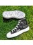 Beyaz Çizgi Bear Baskılı Xx Keten Siyah Spor Ayakkabı Sneaker 1