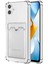 Samsung Galaxy A06 Kılıf Darbe Emici Köşe Korumalı Kartlıklı Cüzdanlı Silikon Kapak - Şeffaf 1