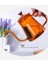 Ateşe Dayanıklı Cam Kettle 600 ml, Turuncu Mat, Ibrik Tasarımı 1