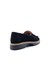 SV011 Süet Deri Siyah Renk Tokalı Kadın Loafer Ayakkabı 5