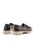 SV011 Süet Deri Vizon Renk Leopar Baskı Tokalı Kadın Loafer Ayakkabı 3