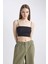Coool Fitted Fitilli Kaşkorse Atlet Siyah 4