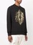 Jeans Couture Gold Art Logo Printed Siyah Sweatshirt 1