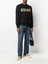 Jeans Couture Gem Logo Printed Siyah Sweatshirt 2