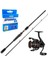 Yek Outdoor Profesyonel Spin Seti Okuma Helios Air 2,70 cm 30-80 gr 2 Parça Spin Kamışı&okuma Ceymar Hd CHD-4000A Matt Black 7+1bb Olta Makinesi 1