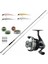 Okuma Spin Seti Okuma Azaki Spin 244 cm 7-28 gr 2 Parça Spin Kamışı&okuma Revenger Rv-40 Fd Olta Makinesi 1