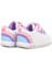Lunce Cırtlı Işıklı Kız Bebek Spor Ayakkabı Beyaz - Lila 4