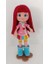 Gökkuşağı Ruby Bebek Amigurumi Organik Oyuncak Hediye Seti 4