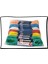 Yeşil, sarı, mavi, kırmızı renklerde 10 m PVC kaplı polyester çelik ip 1