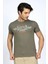 Lee Cooper Bisiklet Yaka Yeşil Melanj Erkek T-Shirt 232 Lcm 242046 Sertıw Yeşil Melanj 3