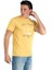 Yuvarlak Yaka Sarı Erkek T-Shirt 242 Lcm 242014 Wılly Safran 3