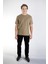 Yuvarlak Yaka Vizon Erkek T-Shirt 242 Lcm 242010 Marelo Vızon 1