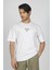 Yuvarlak Yaka Beyaz Erkek T-Shirt 242 Lcm 242020 Artaud Beyaz 2