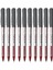Z Ball Roller Kalem 0.7 mm Kırmızı 10 Adet 2