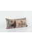 Kahverengi Renkli Geometrik El Dokuma Kilim Kırlent Kılıf 30 x 75 cm 2