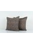 Kahverengi Renkli Geometrik El Dokuma Kilim Kırlent Kılıf 50 x 50 cm 3