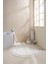 Moon Yuvarlak Banyo Paspası %100 Pamuk 120x120 Ekru 4