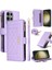 Samsung Galaxy S23 Ultra Kart Yuvaları Için Flip Case Darbeye Cüzdan Kayış (Yurt Dışından) 3