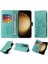 Samsung Galaxy S23 Deri Flip Kart Yuvaları Çiçek Için Flip Case (Yurt Dışından) 1