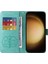 Samsung Galaxy S23 Deri Flip Kart Yuvaları Çiçek Için Flip Case (Yurt Dışından) 5