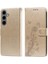 Samsung Galaxy S24 Deri Cardyuvaları Çiçek Flip Case Için Flip Case (Yurt Dışından) 1
