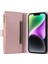 IPhone 13 Kart Yuvaları Kayış Darbeye Dayanıklı Cüzdan Için Flip Case (Yurt Dışından) 5