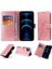 IPhone 12 Için Flip Case Çiçek Kart Yuvaları Flip Deri (Yurt Dışından) 2