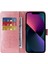 IPhone 13 Mini Çiçek Kart Yuvaları Deri Flip Case Için Flip Case (Yurt Dışından) 3