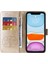 IPhone 12 Mini Flip Deri Çiçek Kart Yuvaları Için Flip Case (Yurt Dışından) 5