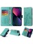 IPhone 13 Için Flip Case Çiçek Çevirme Deri Kart Yuvaları (Yurt Dışından) 4