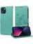 IPhone 13 Için Flip Case Çiçek Çevirme Deri Kart Yuvaları (Yurt Dışından) 5