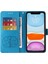 IPhone 11 Için Flip Case Deri Kart Yuvaları Çiçek Flip (Yurt Dışından) 5