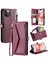 Cüzdan Crossbody Kılıf IPhone 12 Için Pro Fermuar Faturaları Yuvası Cüzdan Kılıf (Yurt Dışından) 1