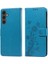 Samsung Galaxy S24 Fe Flip Cardyuvaları Çiçek Deri Için Flip Case (Yurt Dışından) 1