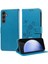 Samsung Galaxy S24 Fe Flip Cardyuvaları Çiçek Deri Için Flip Case (Yurt Dışından) 4