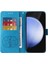 Samsung Galaxy S24 Fe Flip Cardyuvaları Çiçek Deri Için Flip Case (Yurt Dışından) 5