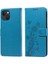 IPhone 14 Için Flip Case Artı Kart Yuvaları Deri Flip Çiçek (Yurt Dışından) 1