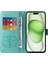 IPhone 15 Için Flip Case Artı Kart Yuvaları Çiçek Deri Flip (Yurt Dışından) 4